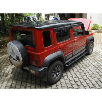 Jimny Heavy Duty Side Step – Black Powder Coated