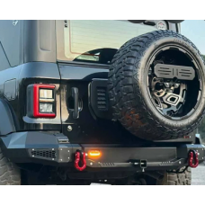 Proman4x4 Thar Roxx Rear Bumper with Tyre Carrier