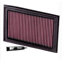 K&N High-Performance Replacement Air Filter – Kawasaki NINJA 250/300 / NINJA 300