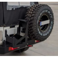 Rear Tandem Tyre Carrier with Jerry Can Holder - Maruti Suzuki Gypsy