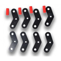 MM540 Boomerang Lift Shackles (Set of 8) - Mahindra Thar DI