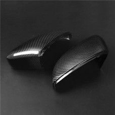 Carbon Fiber Finish  Replacement Rear View Side Mirror Cover Shell Caps For Volkswagen For VW Polo  