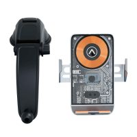 Crystal Watt Dashboard Mount Mobile Holder and Charger | Three Magnetic Heads | Premium Car Charger Upgrade