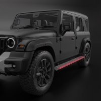 Mahindra Thar ROXX Electric Side Step with RGB Streamer Lights & App Control | Automatic Retractable E-Step Upgrade