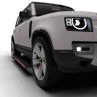 Land Rover Defender 110 2023+ RGB Streamer Electric Side Step (App Controlled) | Automatic Retractable E-Step Upgrade (Wth Led)
