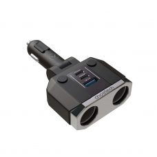 Cigarette Lighter Adapter Two Socket 200W with Two Type-C and Micro USB 78W Car Charger | Premium Car Charger Upgrade