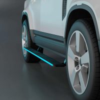 Land Rover Defender 130, 2020+ Electric Side Step with RGB Lights & App Control | Automatic Retractable E-Step Upgrade
