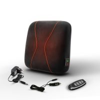 Vibroheat  Lumbar Support Cushion | Heating & Vibration Modes With Controller | Premium Car Accessories (Combo/Other) Upgrade