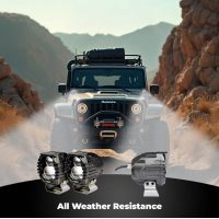 Mahindra Thar - Aozoom LED Light - TH 01 (Pair) | Premium Thar Roxx 4x4 Upgrade