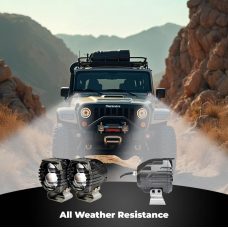 Mahindra Thar - Aozoom LED Light - TH 01 (Pair) | Premium Thar Roxx 4x4 Upgrade