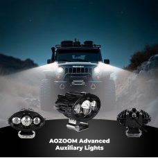Mahindra Thar - Aozoom LED Light - TH 02 (Pair) | Premium Thar Roxx 4x4 Upgrade