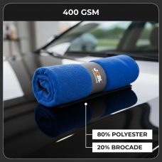 Microfibre Cloth 400 GSM – Blue | Premium Car Care Essentials Upgrade