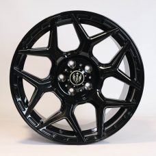 Solaris Prime - Gloss Black Milling 18 inch Alloy | Set of 5 | Premium Thar 4x4 Upgrade