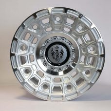 Solaris Thunder - Machined Silver 18 inch Alloy | Set of 5 | Premium Thar 4x4 Upgrade