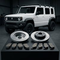 Suzuki Jimny 2020+ Ironman 4x4 Brake Kit - 4 Brake Pads + 2 Rotors | Premium Jimny 4x4 Upgrade