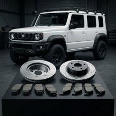 Suzuki Jimny 2020+ Ironman 4x4 Brake Kit - 4 Brake Pads + 2 Rotors | Premium Jimny 4x4 Upgrade