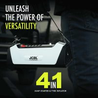 ThorX – 4-in-1 Jump Starter, 150 PSI Tyre Inflator & 6000mAh Powerbank with LED Torch | Premium Car Accessories (Combo/Other) Upgrade