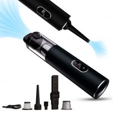 Vacuair V2 Portable & Cordless Vacuum Cleaner with 13 KPa Suction Power | 6000 mAh Battery – Black | Premium Vacuum Cleaner Upgrade
